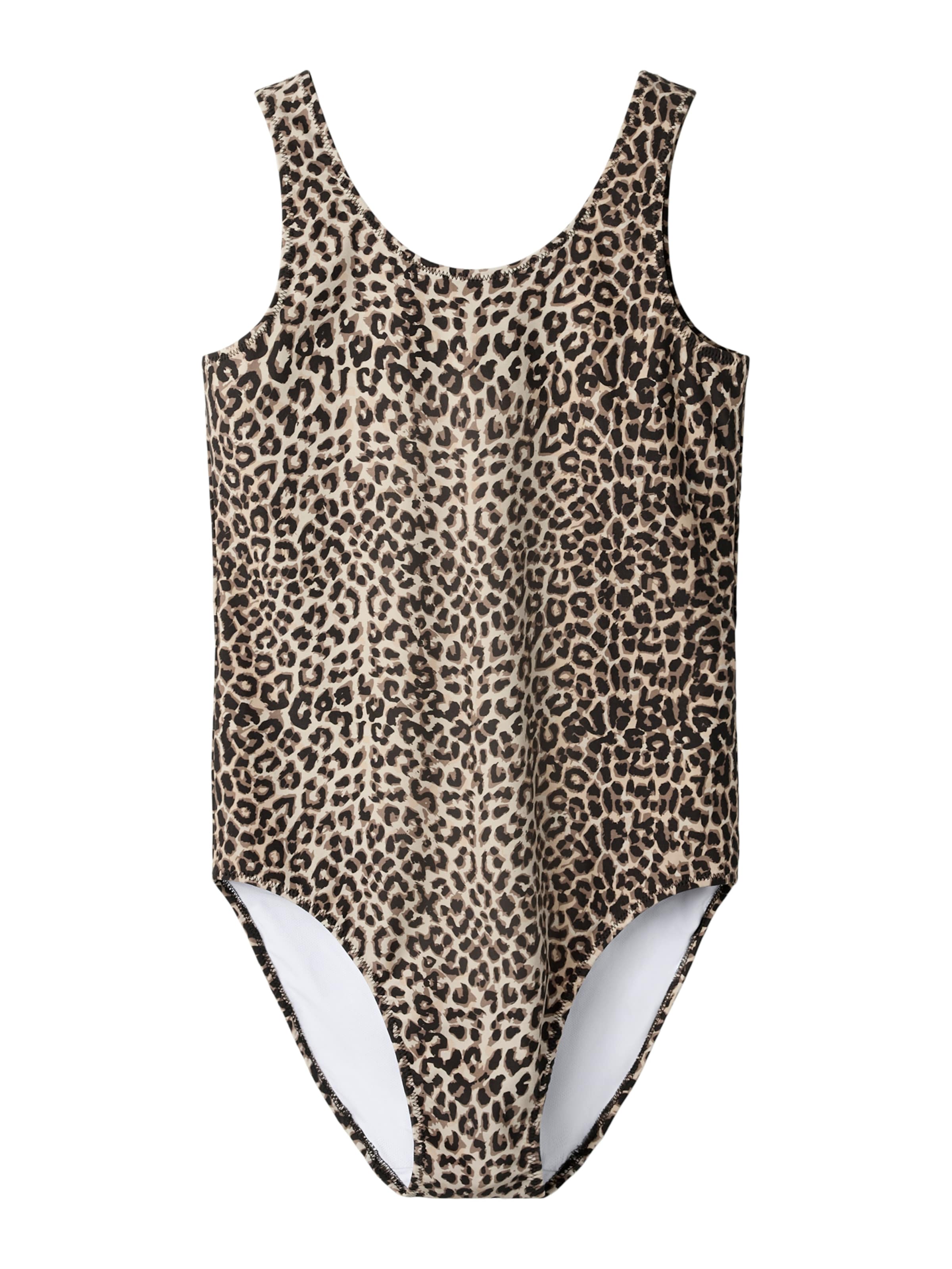 NAME IT Fürdőruhák 'NKFZANIMAL' - barna: elől