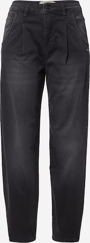 Gang Tapered Pleat-front jeans 'Silvia' in Black: front