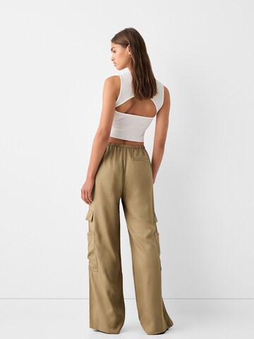 Loosefit Pantaloni cargo di Bershka in verde