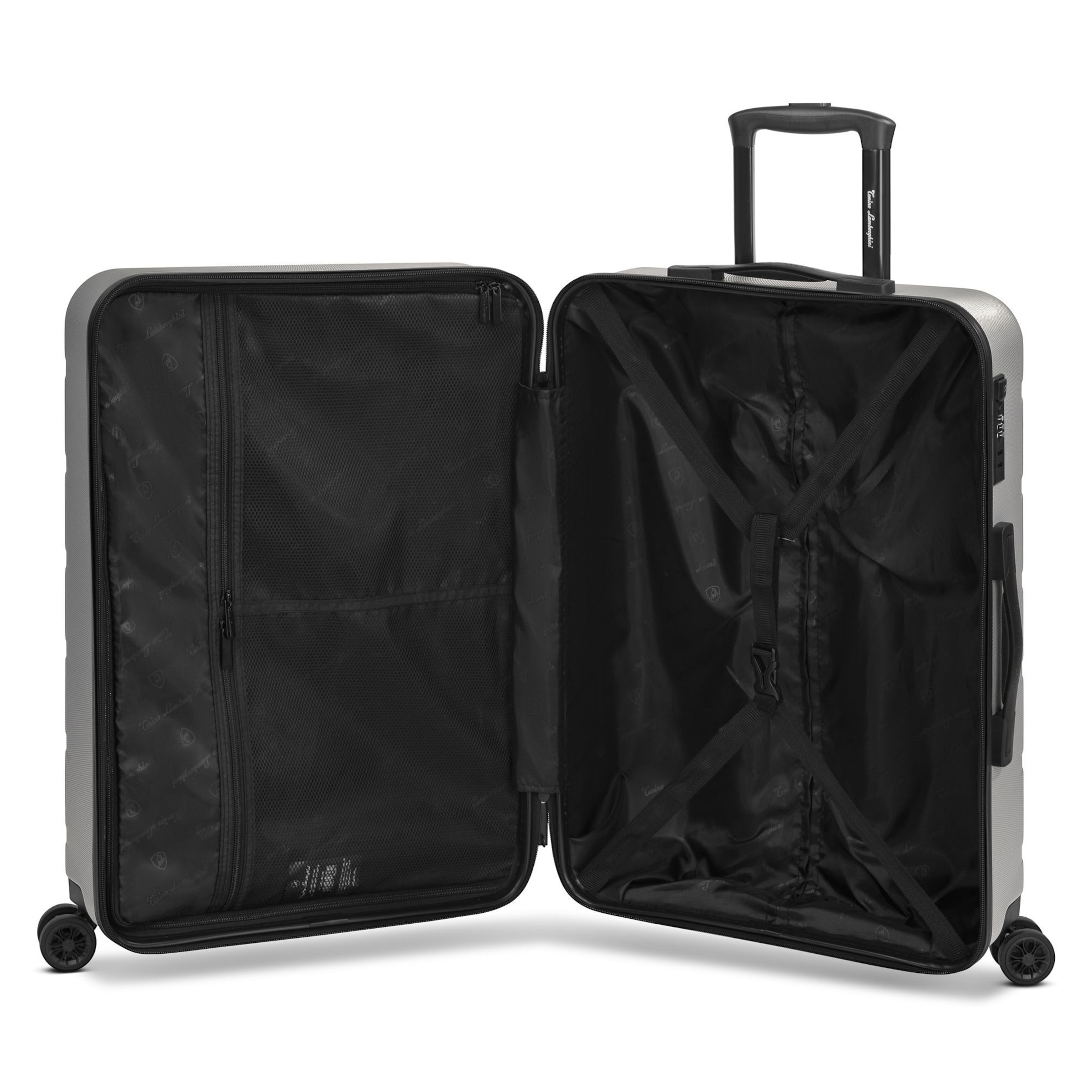 Trolley 'Bologna' di Tonino Lamborghini in argento