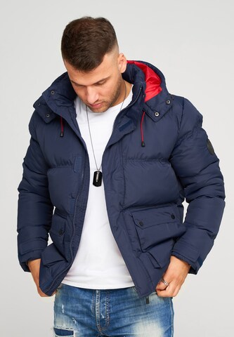 behype Winterjacke 'BHCOLOS' in Blau