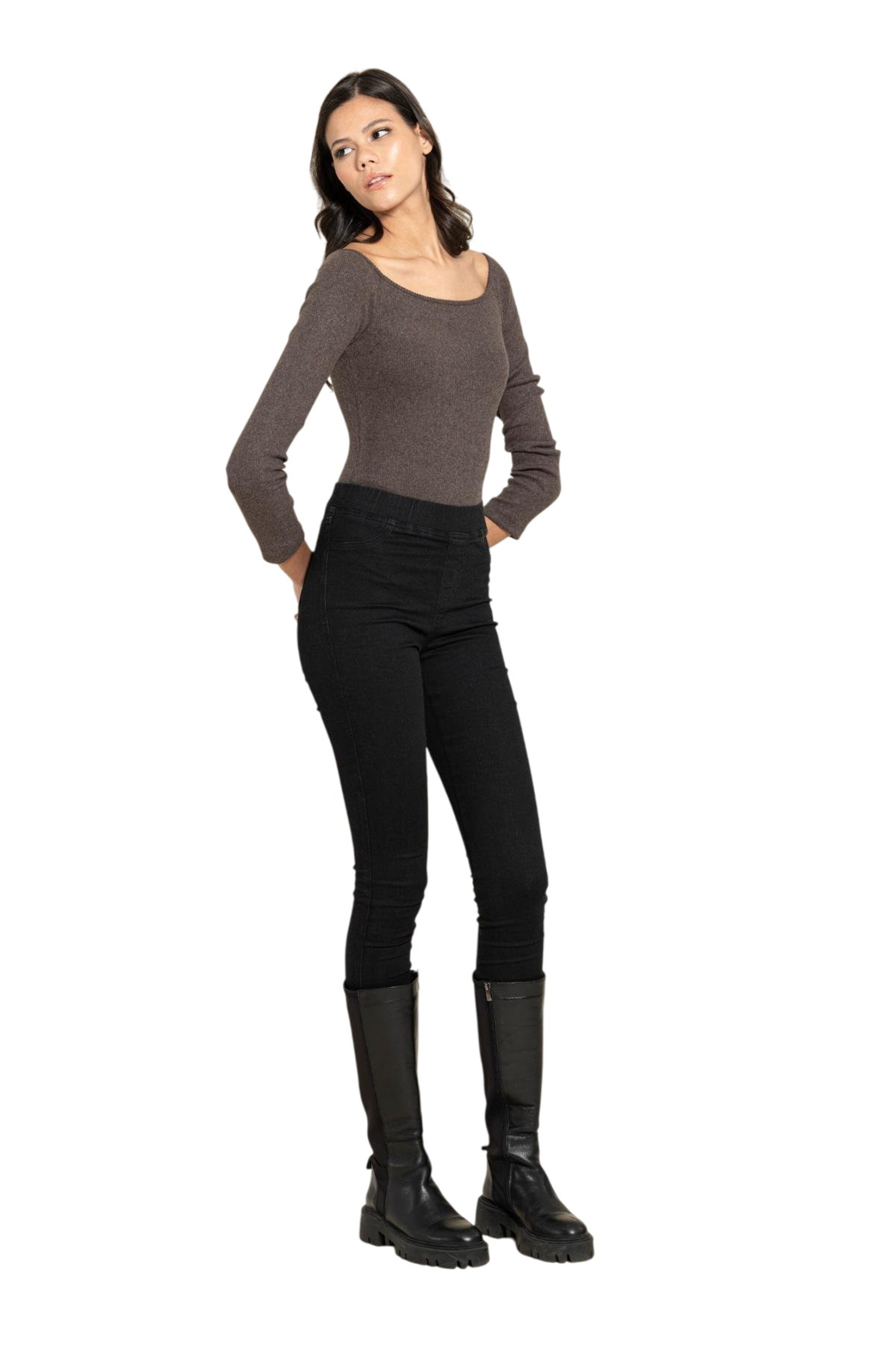 For You Moda Shirt in Brown