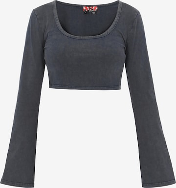 T-shirt myMo ROCKS en gris : devant