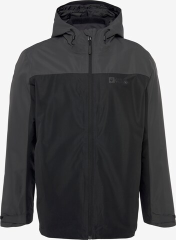 JACK WOLFSKIN Outdoor jacket 'Taubenberg' in Grey: front