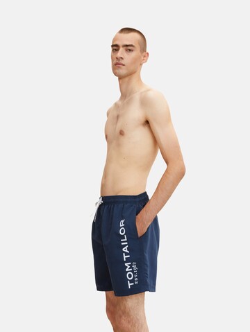 TOM TAILOR Badeshorts 'Jeremy' in Blau