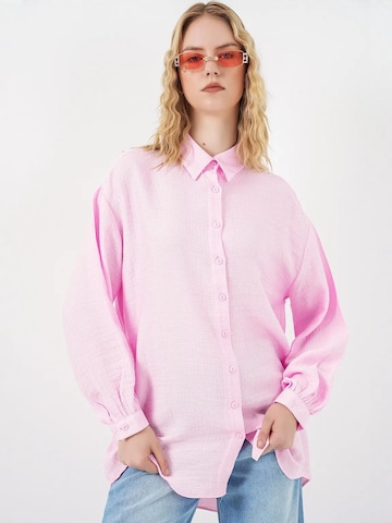 Bigdart - Blusa em rosa