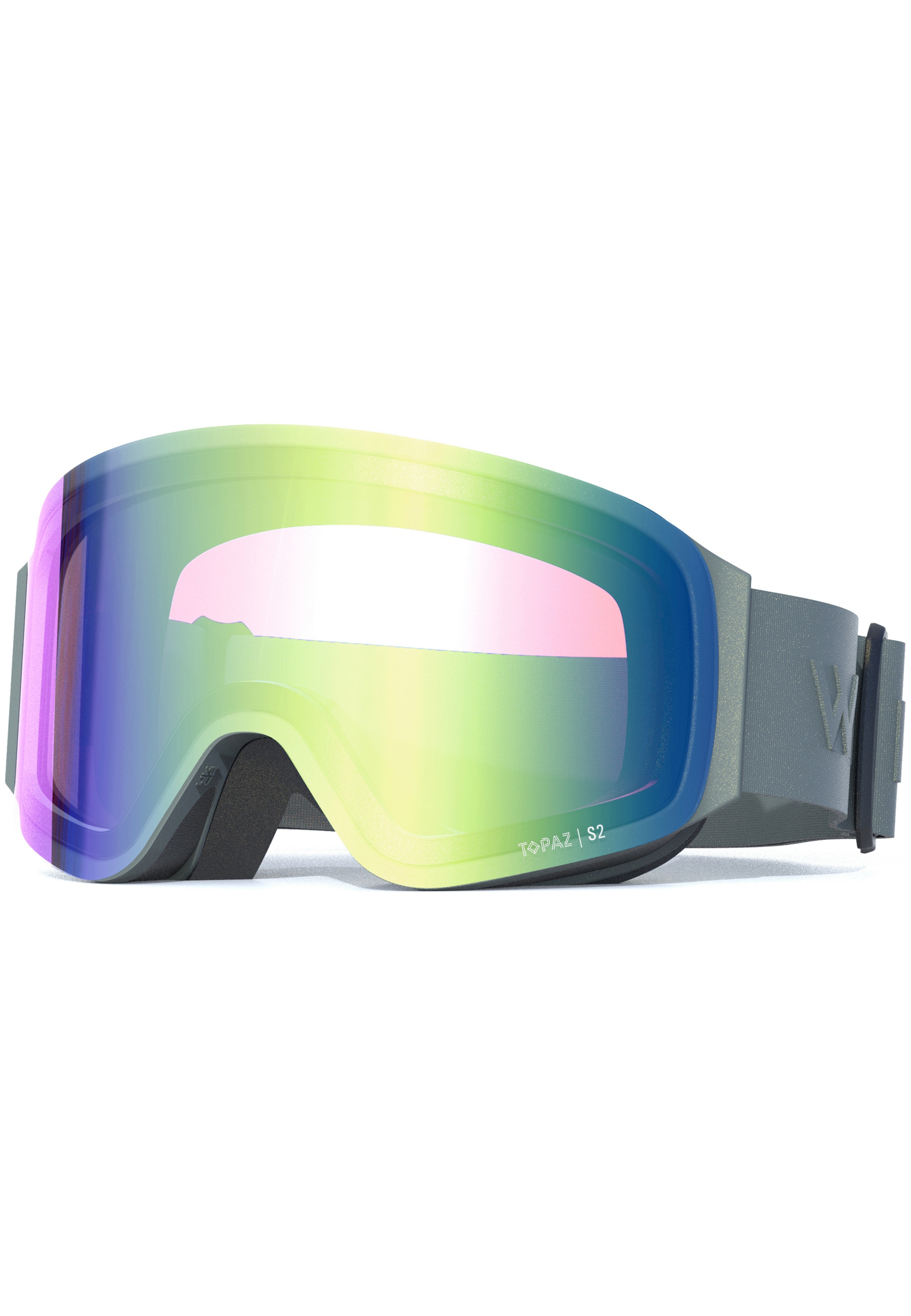 Whistler Skibrille 'Kiona Topaz II' in Grün: Vorderseite