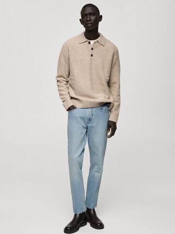 MANGO MAN Regular Jeans 'BEN' in Blauw