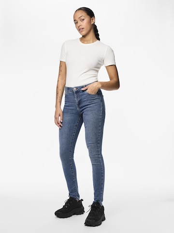 PIECES Skinny Jeans 'DANA' in Blau