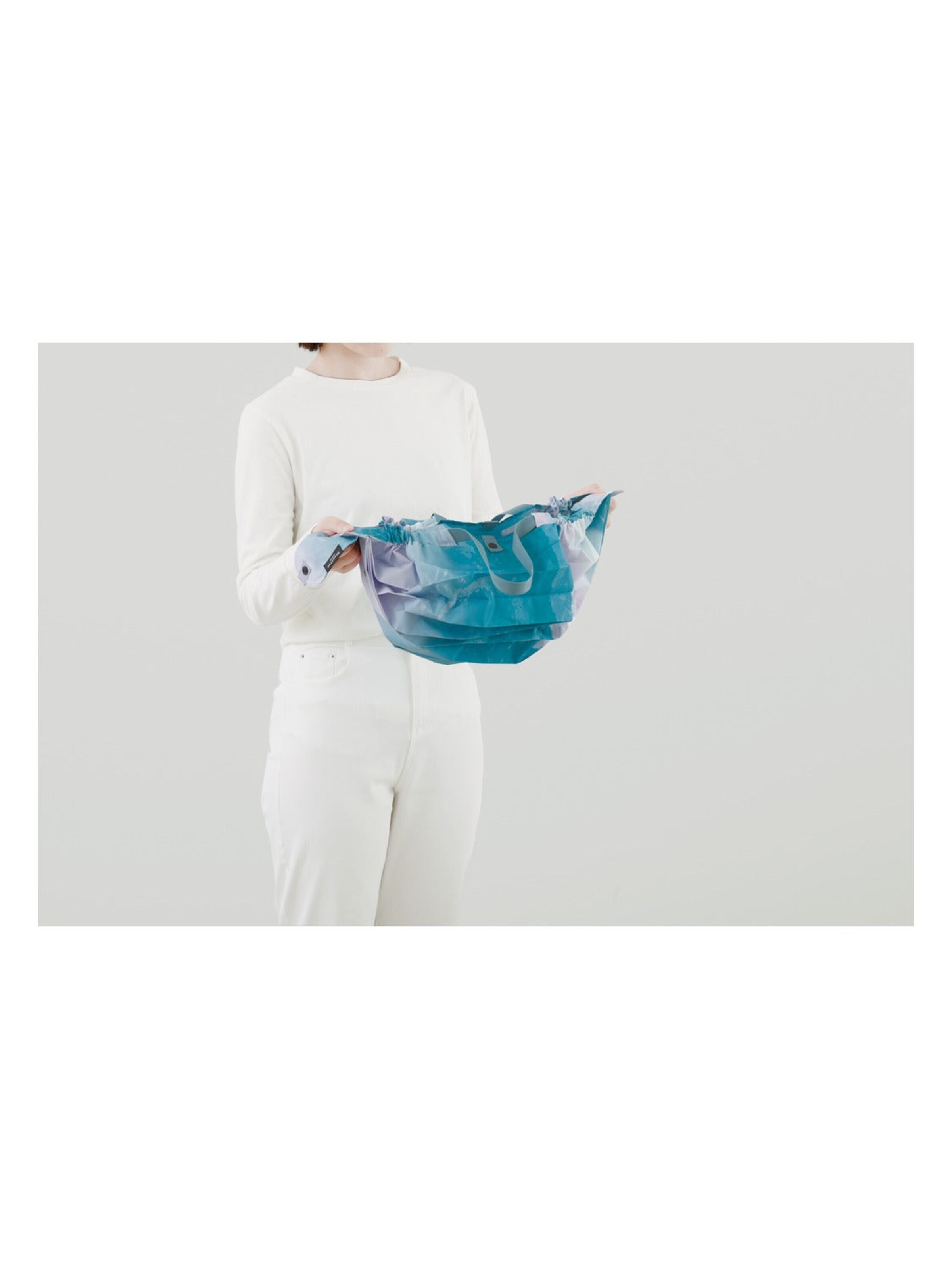Shupatto Shopper 'Compact Bag M Recycled' in Blue