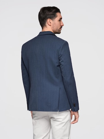 Coupe regular Veste de costume Ombre en bleu