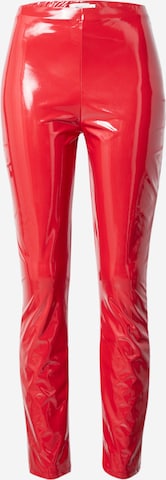 NLY by Nelly Slimfit Broek in Rood: voorkant