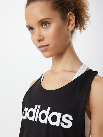 juoda ADIDAS SPORTSWEAR Sportiniai marškinėliai be rankovių 'Essentials'