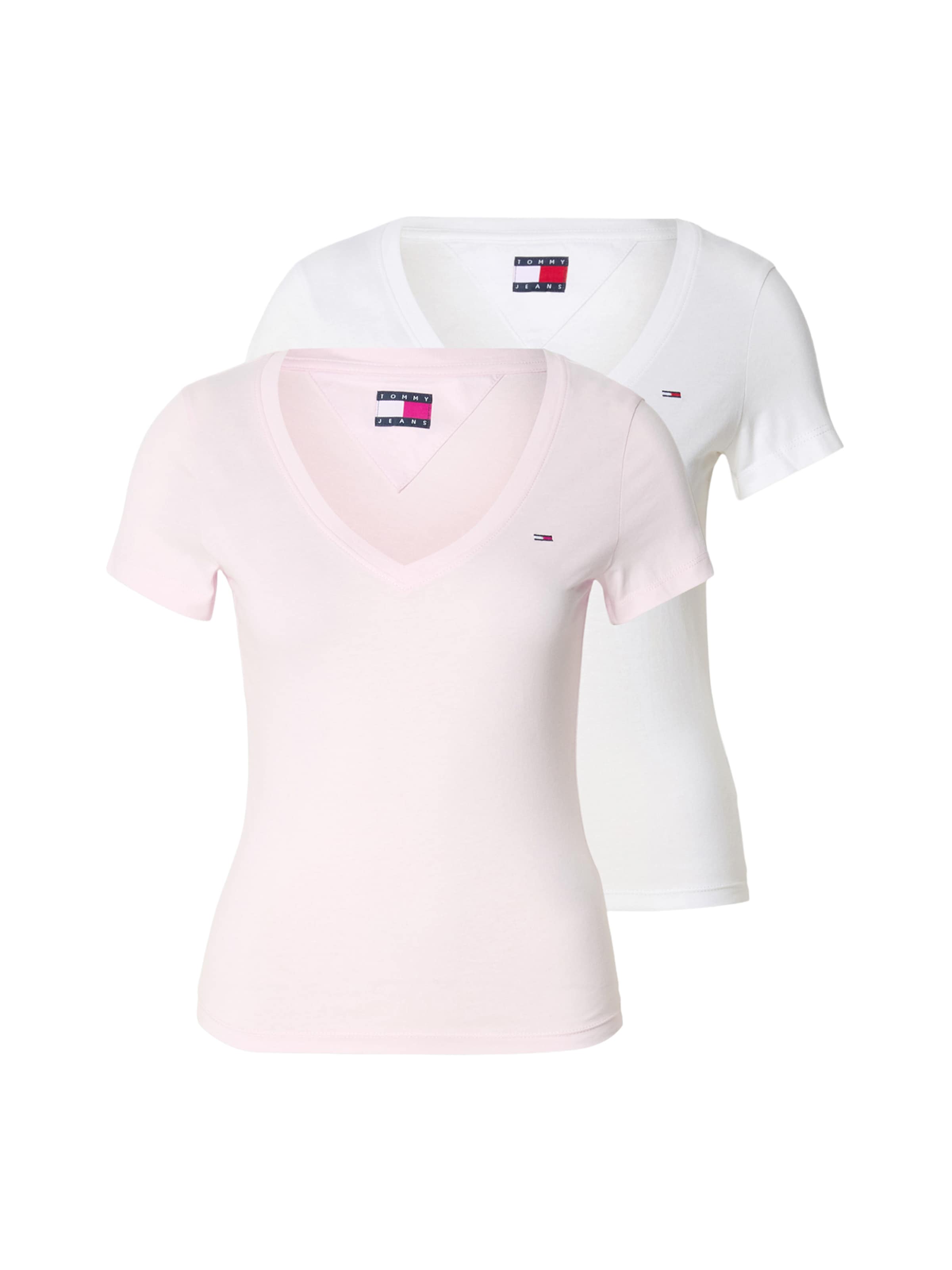 Tommy Jeans T-Shirt in Pink: Vorderseite
