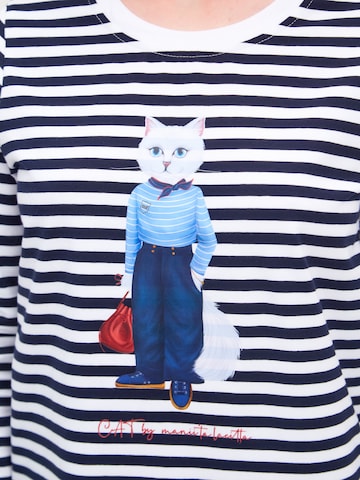 Cat e Lolette Shirt 'Mariner Cat' in Blue