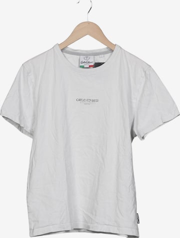 Carlo Colucci T-Shirt L in Weiß: Vorderseite