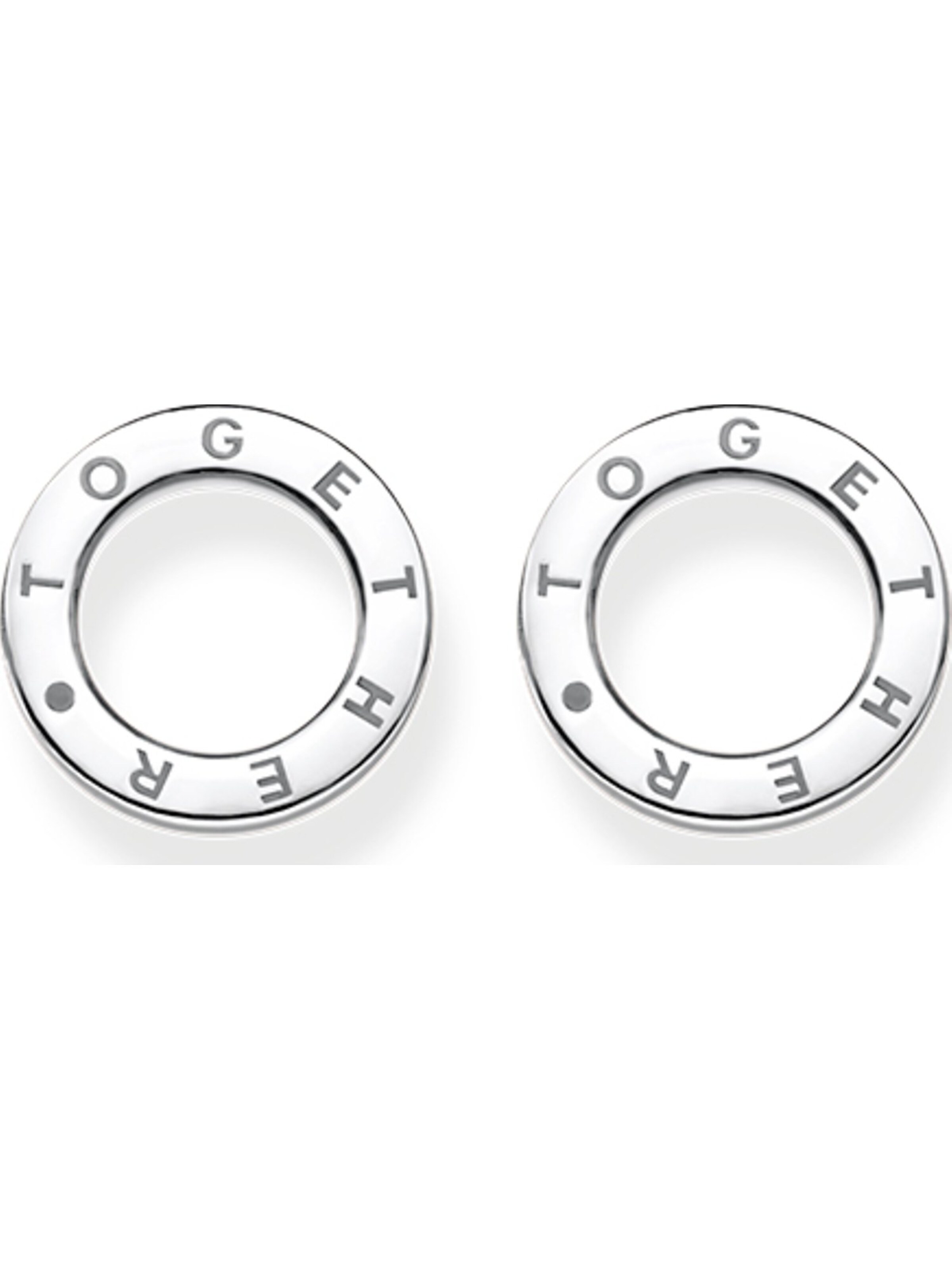 Thomas Sabo Earrings 'TOGETHER' in Silver