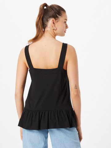 GAP Top 'PEPLUM' in Black