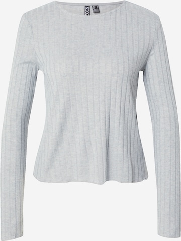 T-shirt 'PCIRIS' PIECES en gris : devant