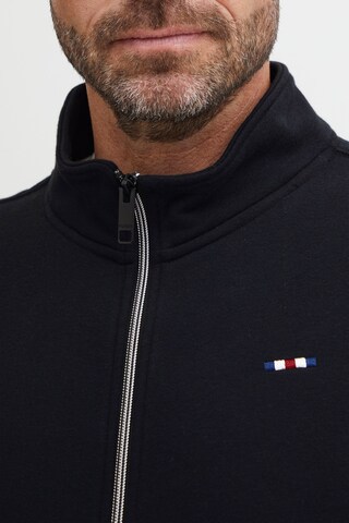 FQ1924 - Sudadera con cremallera 'Anton' en negro