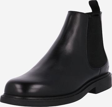 LEVI'S ® Chelsea boots in Zwart: voorkant