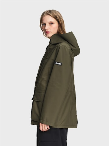 AIGLE - Parca de entretiempo en verde: lado