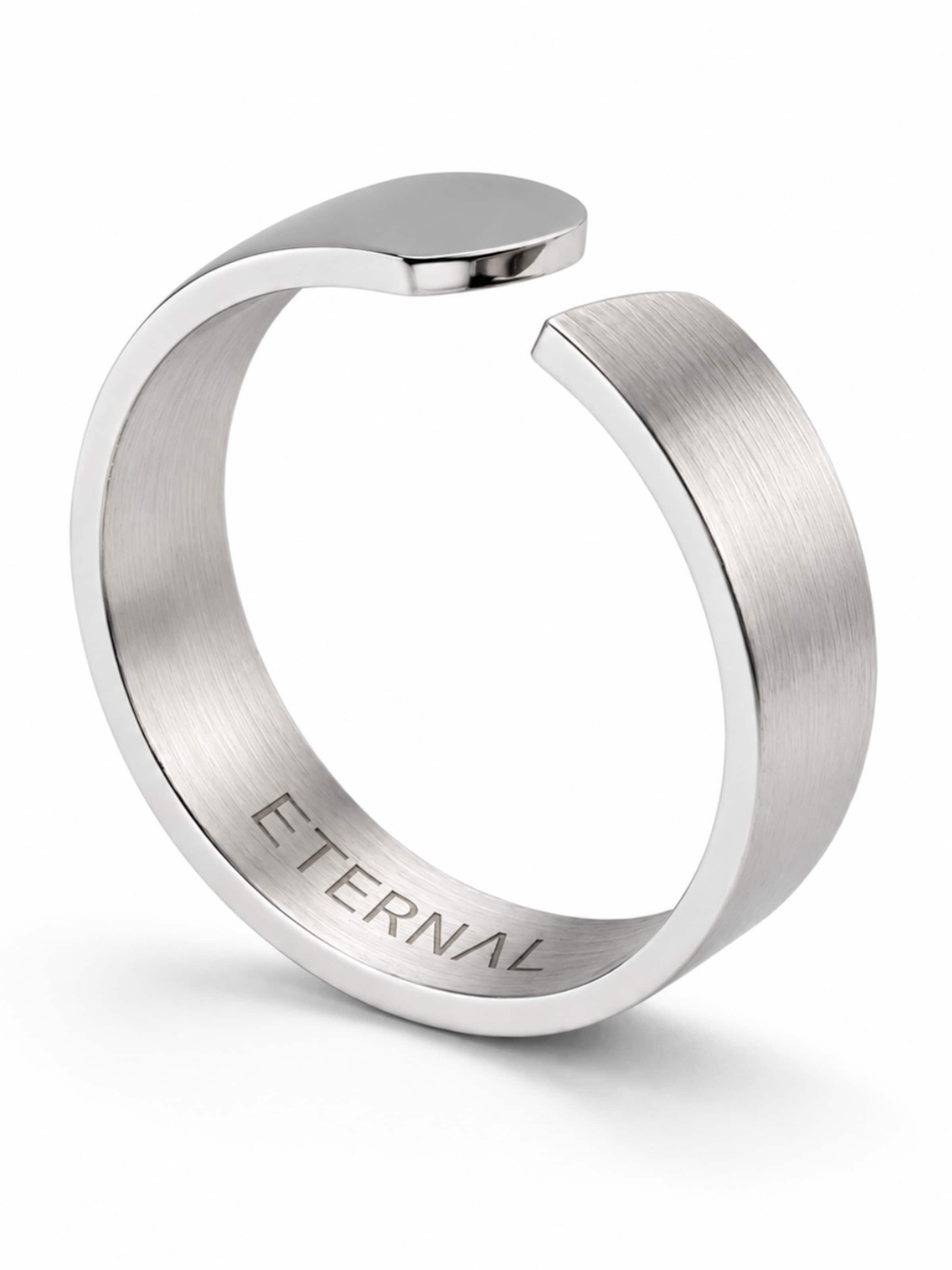 Eternal Ring 'Minimal Ring' in Silver: front