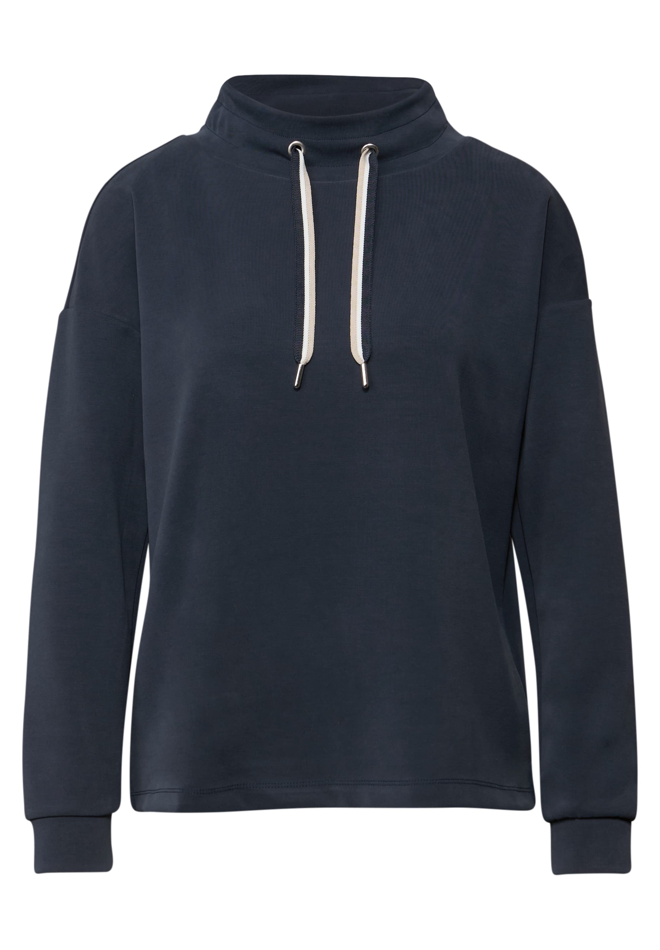 STREET ONE Sweatshirt in Blau: Vorderseite