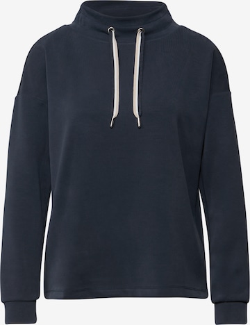 STREET ONE Sweatshirt in Blau: Vorderseite