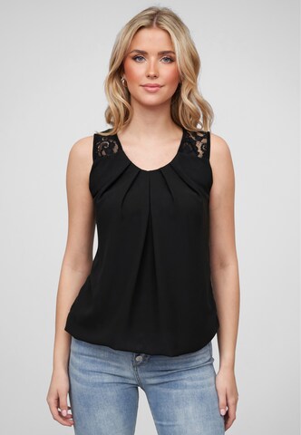 Cloud5ive Bluse in Schwarz: Vorderseite