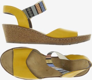 Rieker Sandals & High-Heeled Sandals in 40 in Yellow: front