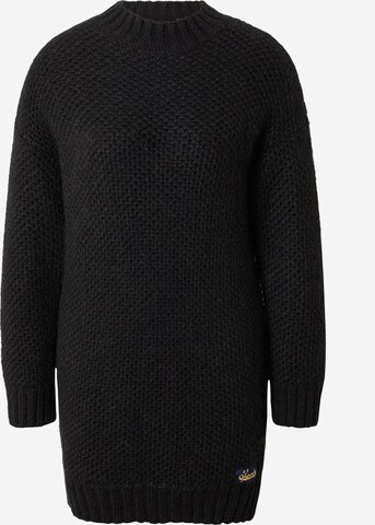 Superdry Knit dress in Black: front