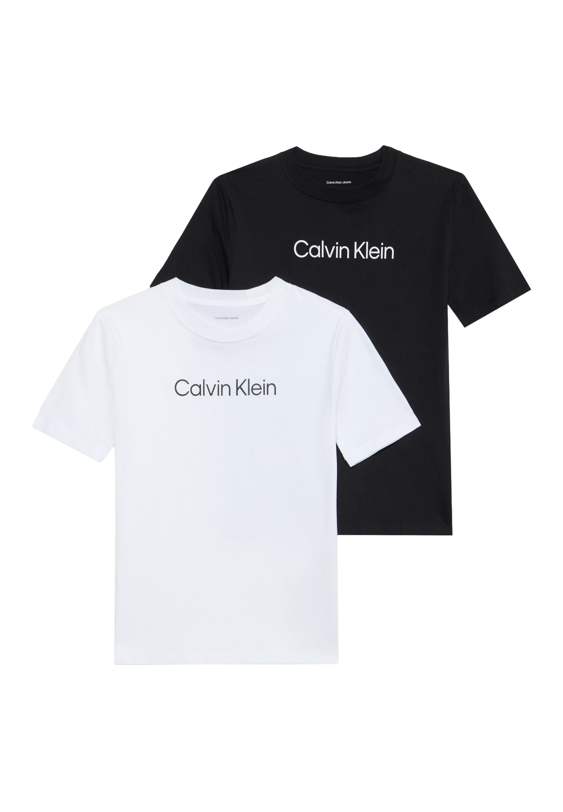 Calvin Klein Jeans Koszulka 'INSTITUTIONAL' w kolorze czarny: przód