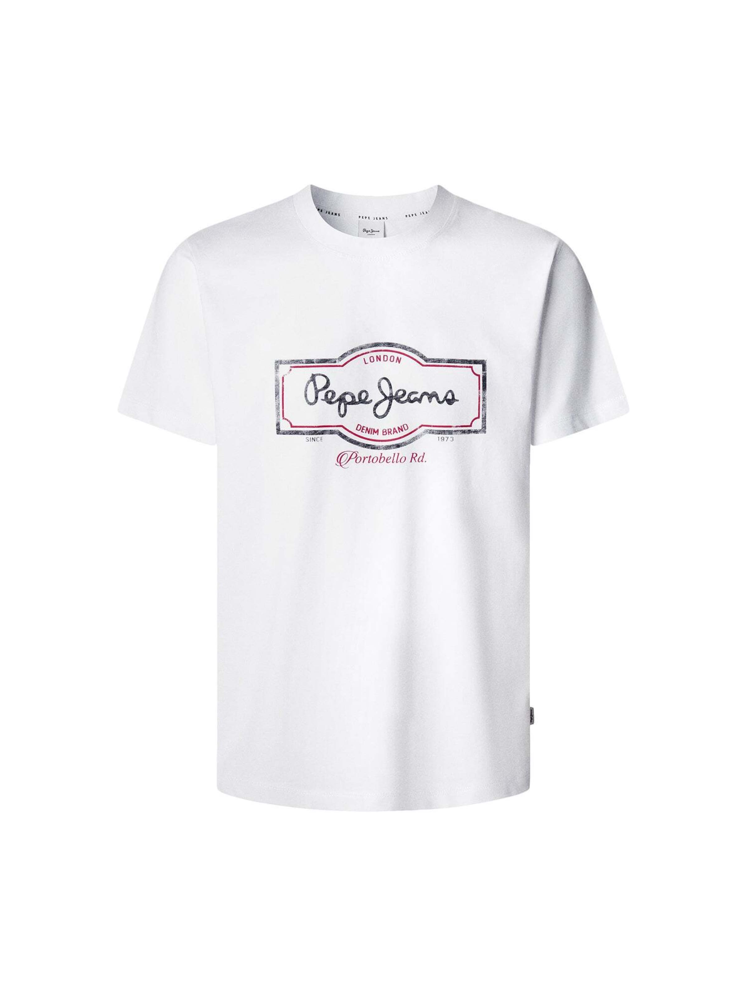Pepe Jeans T-Shirt 'Daxton' in Weiß: Vorderseite