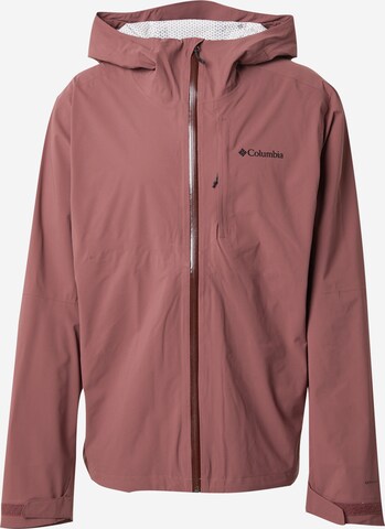 COLUMBIA - Chaqueta de montaña 'Ampli-Dry' en rojo: frente