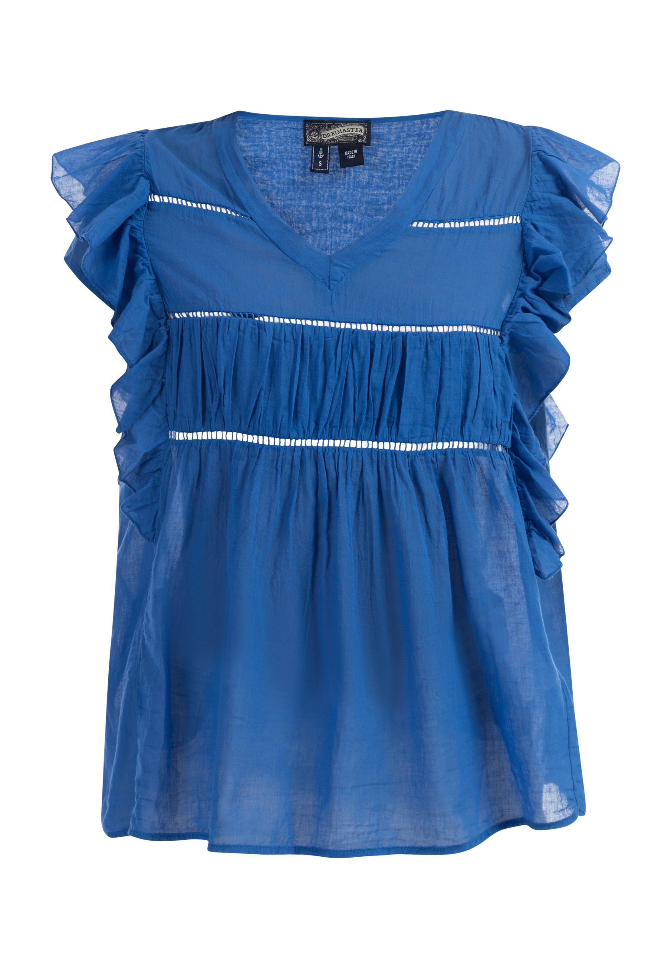 DreiMaster Vintage Blúz - kék: elől