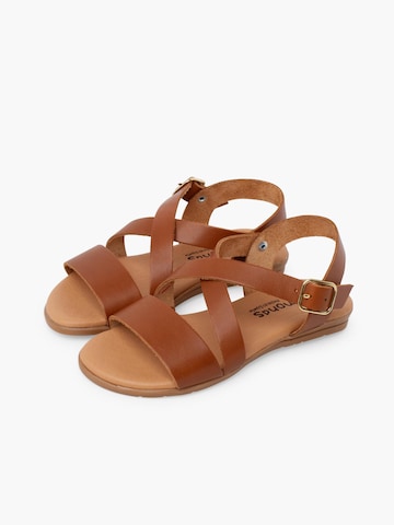 Sandales Pisamonas en marron