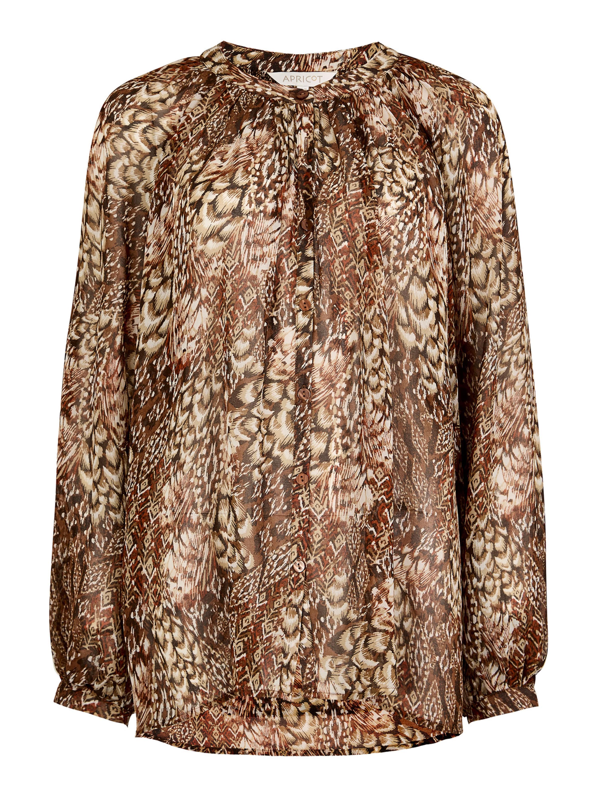 Apricot Blouse in Brown: front