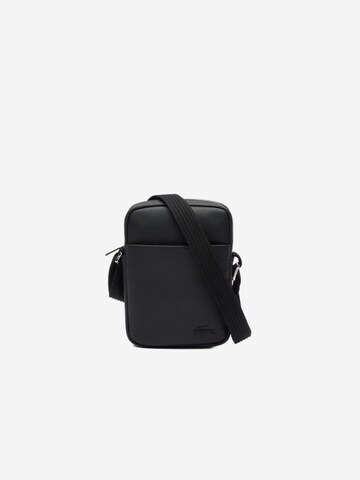 LACOSTE - Mala de ombro 'Classic Homme' em preto: frente