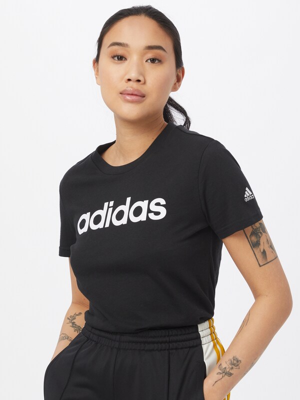 ADIDAS Shirt in Black ABOUT YOU