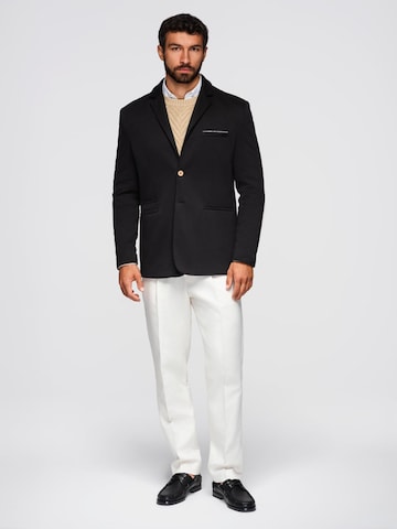 Regular fit Giacca da completo di Ombre in nero