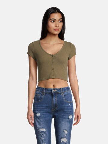 AÉROPOSTALE Shirt in Green: front