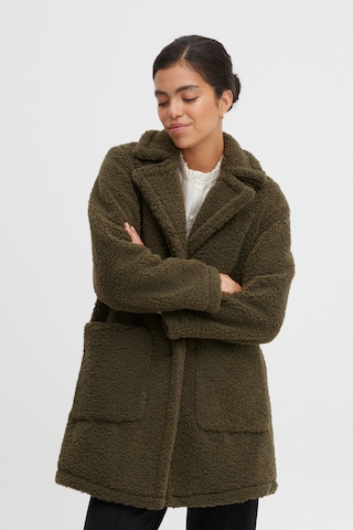 b.young Winter Coat in Green: front