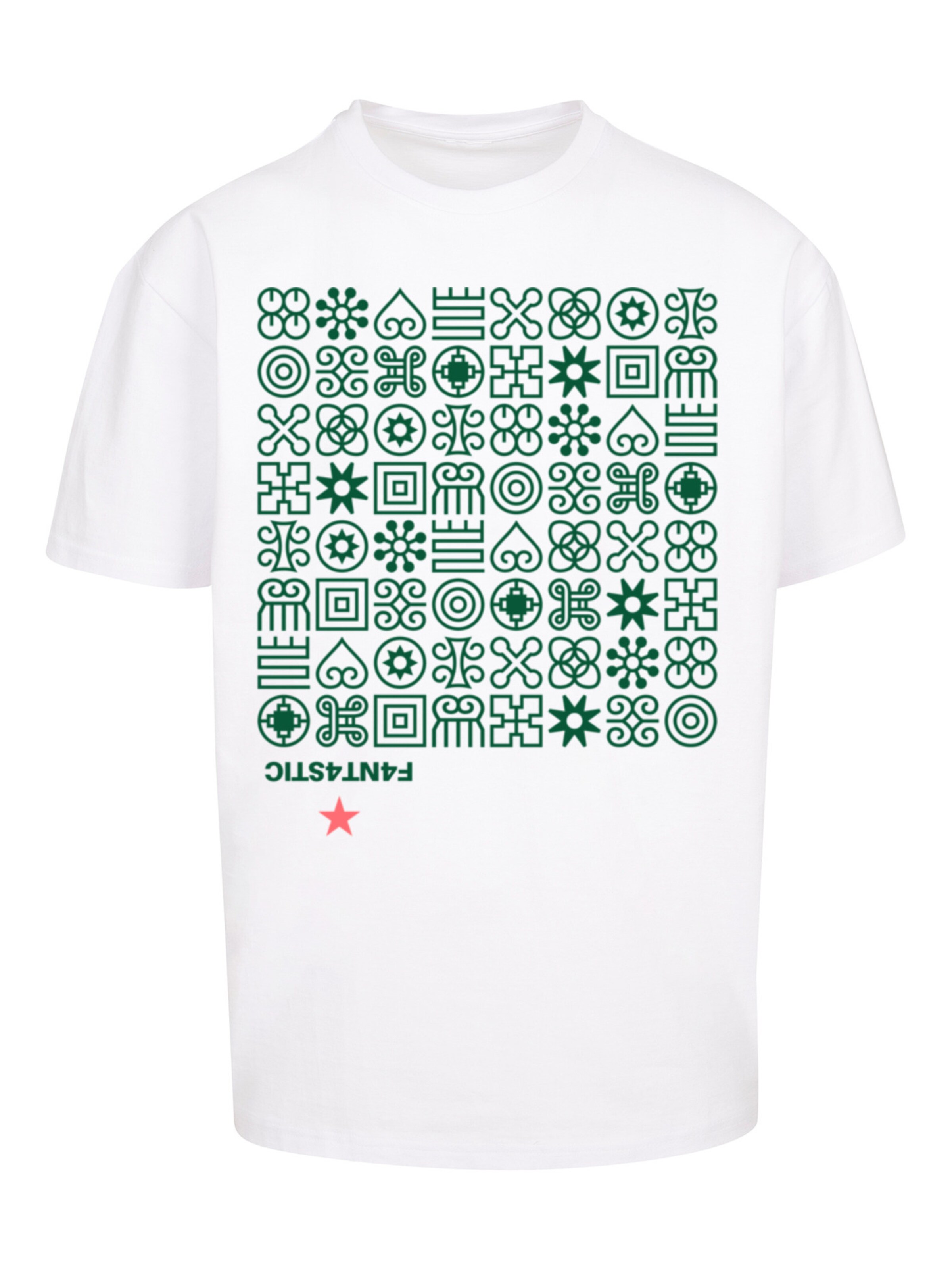 T-Shirt F4NT4STIC en blanc : devant