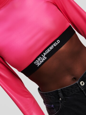 Maglietta di KARL LAGERFELD JEANS in rosa