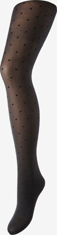 PIECES Fine Tights 'NEW NIKOLINE' in Black: front