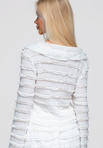 Ombre Shirt in White