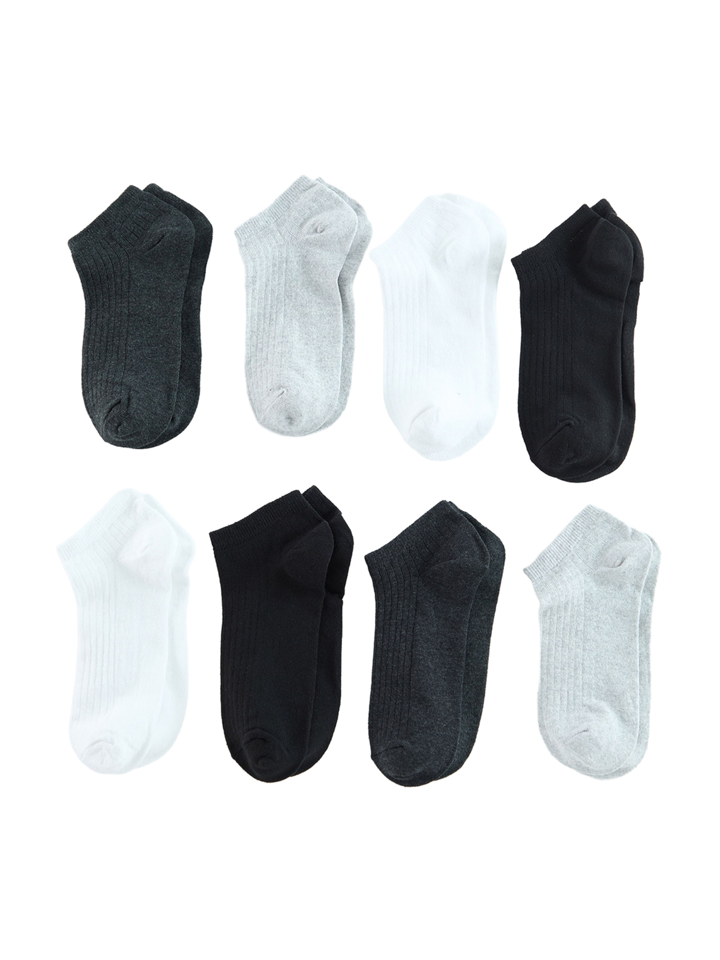 Trendyol Zeķes, krāsa - gaiši pelēks / tumši pelēks / melns / balts, Preces skats