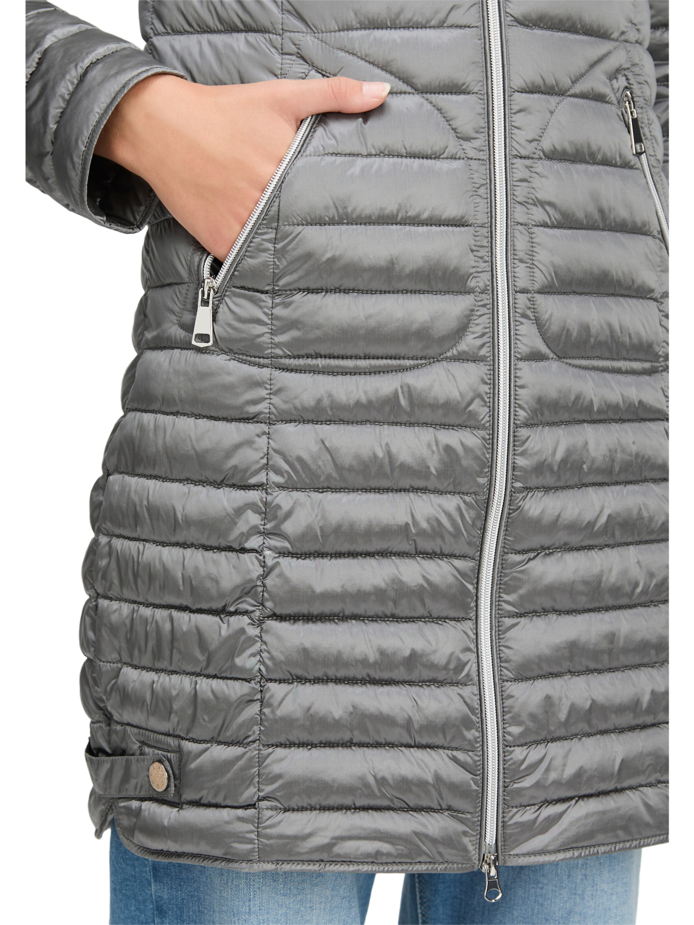 Cartoon Between-Season Jacket in Grey