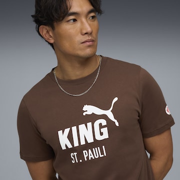 PUMA Shirt 'FC St. Pauli King' in Bruin